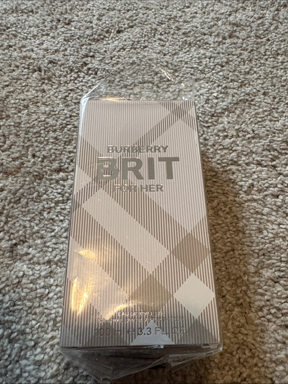 Burberry Brit for her size 3.3 fl oz in box